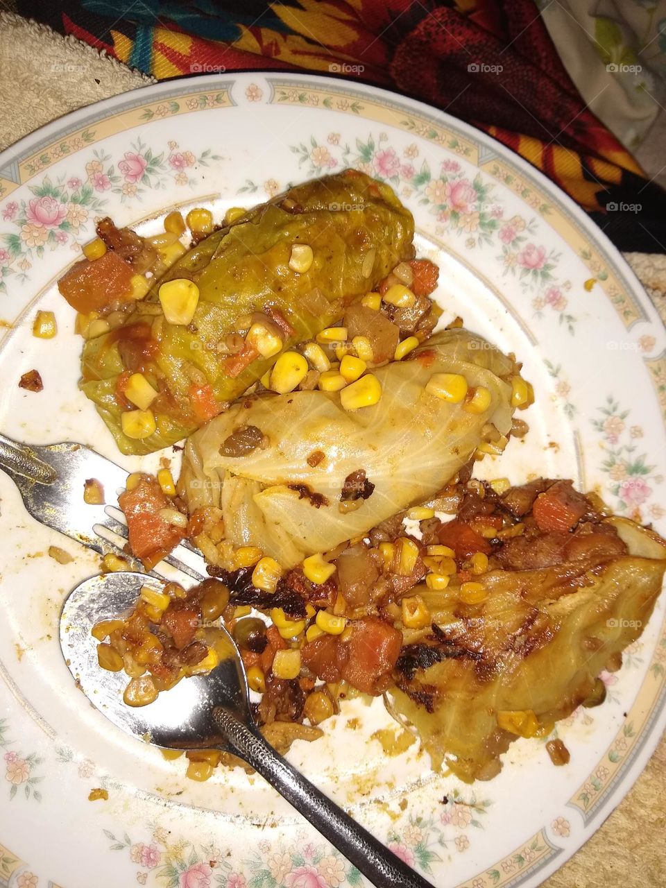 Homemade cabbage 🥬 rolls. No tomato🍅 sauce but I made it work 👌🏾