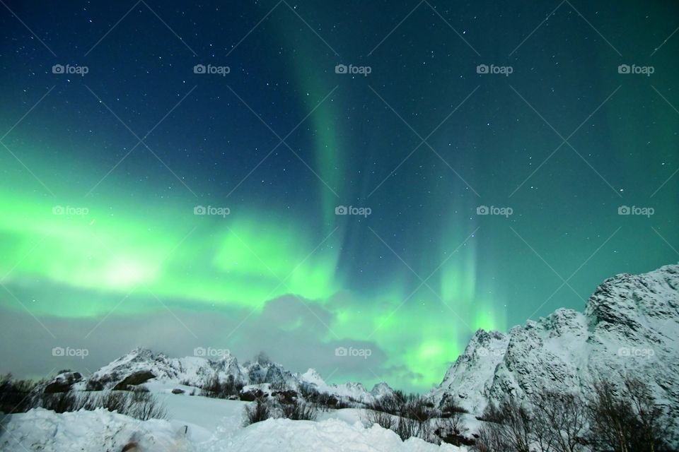 Beautiful Aurora Borealis show