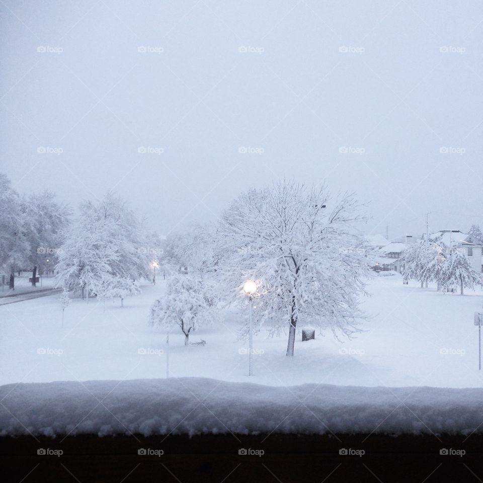 Snow in Kirksville, MO