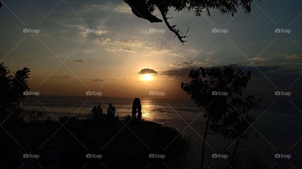 Sunset in Bali-Indonesia