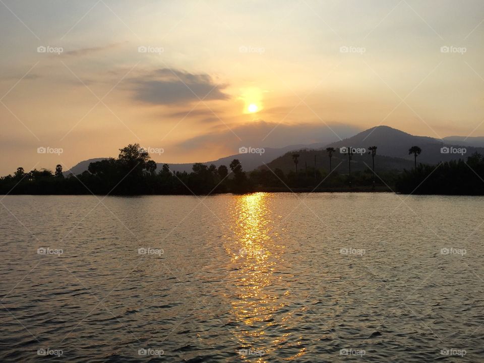 Sunset kampot 