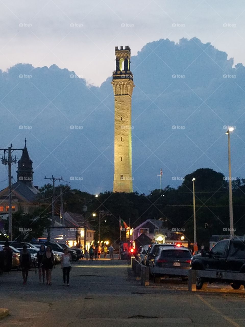 Provincetown tower night sky