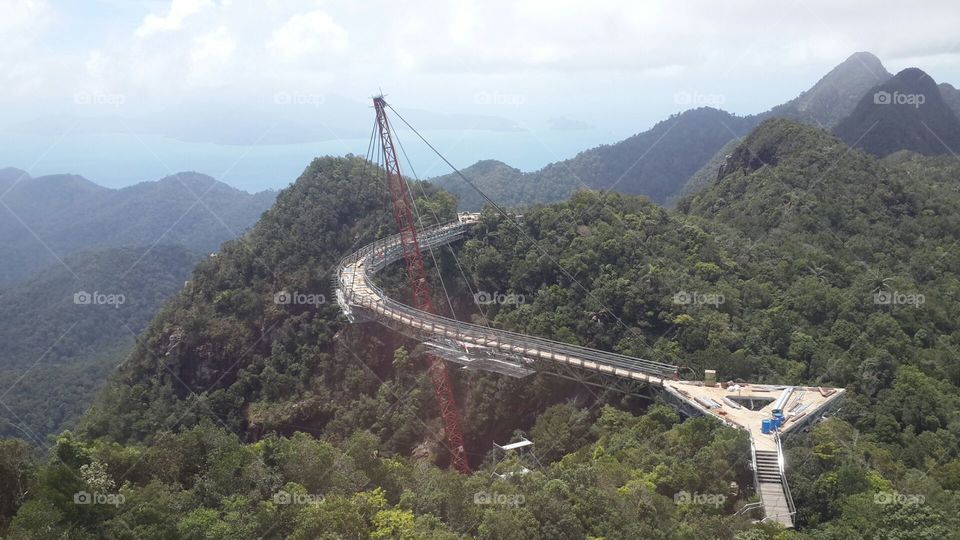bridge over the mountain