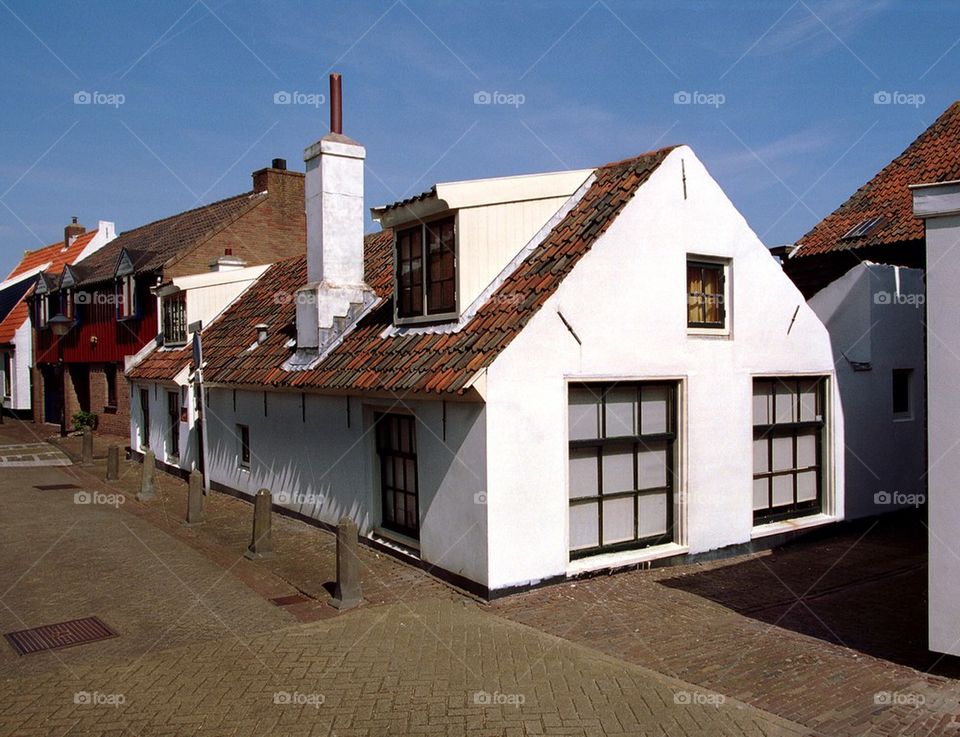 Old house in dutch village