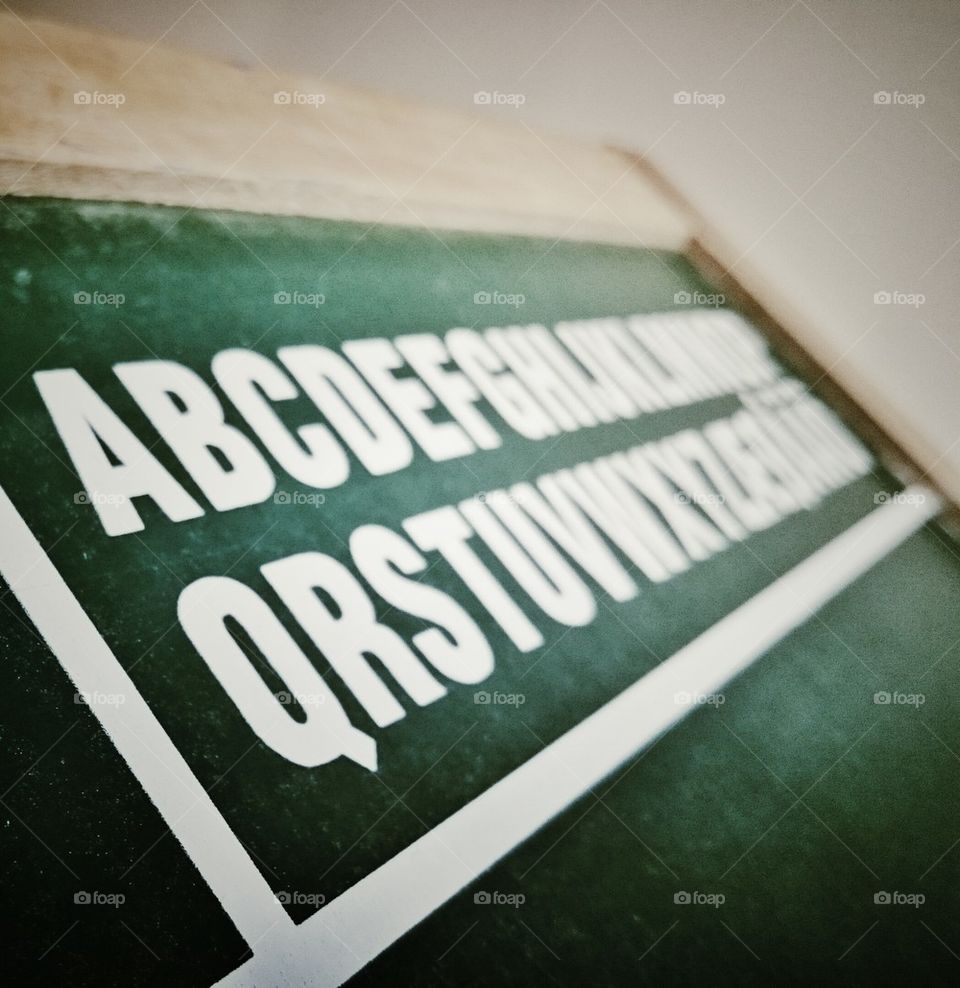 Capital letter alphabet