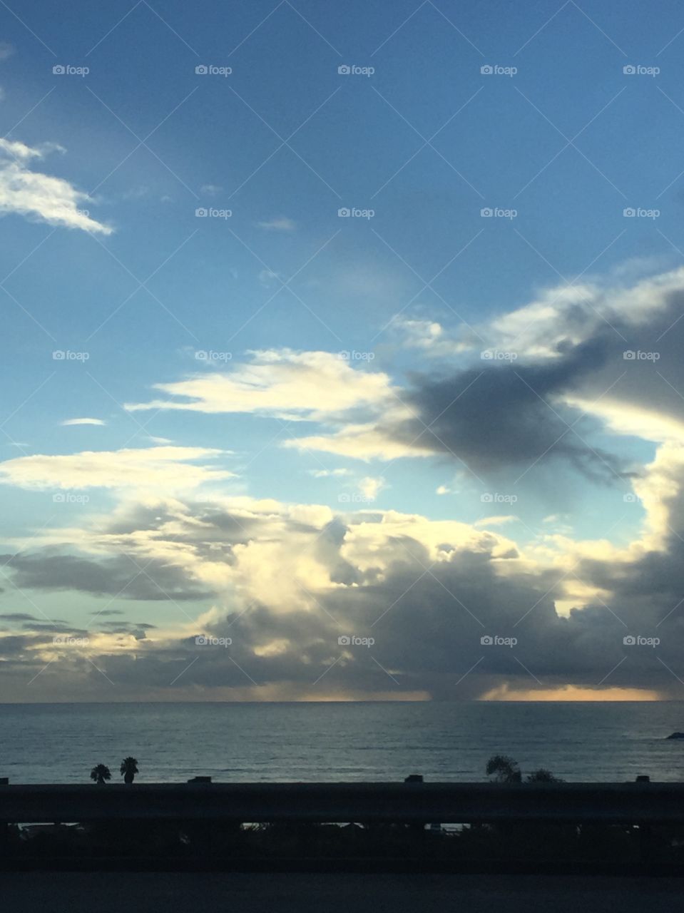 Coastal Blue Sky on Highway 101 California