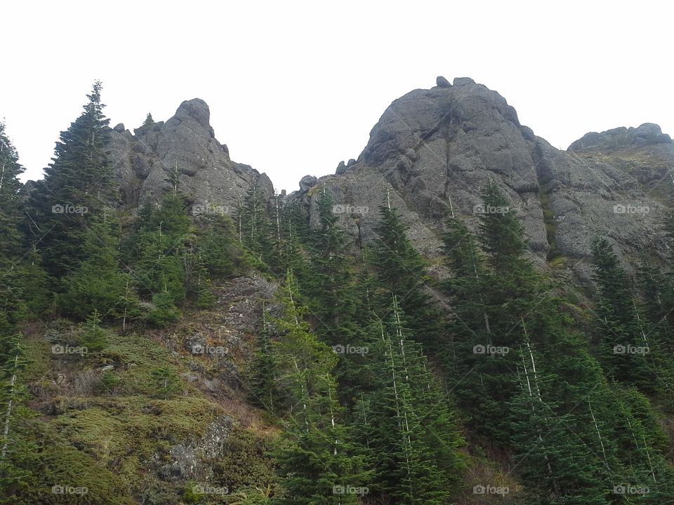 Sawtooth mountain