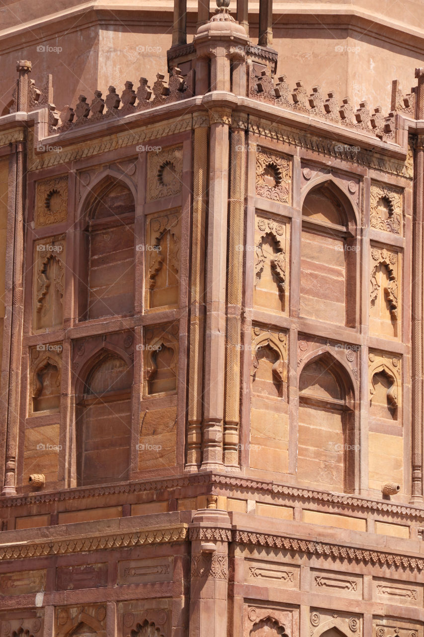 Details of old building in allahabad, uttar Pradesh, India