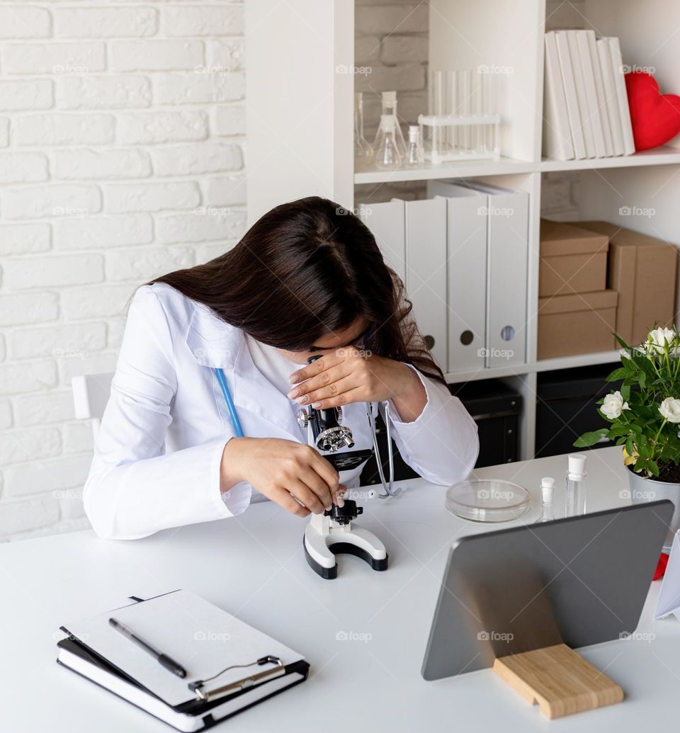 female doctor at workplace