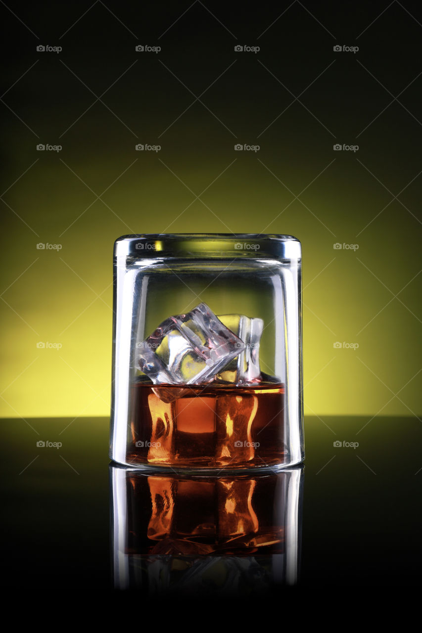Say no to whisky - whisky glass upside down