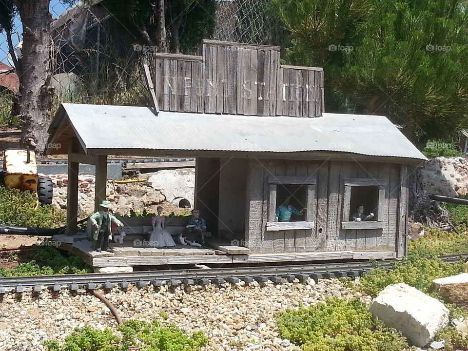 Nipomo california train stop train set