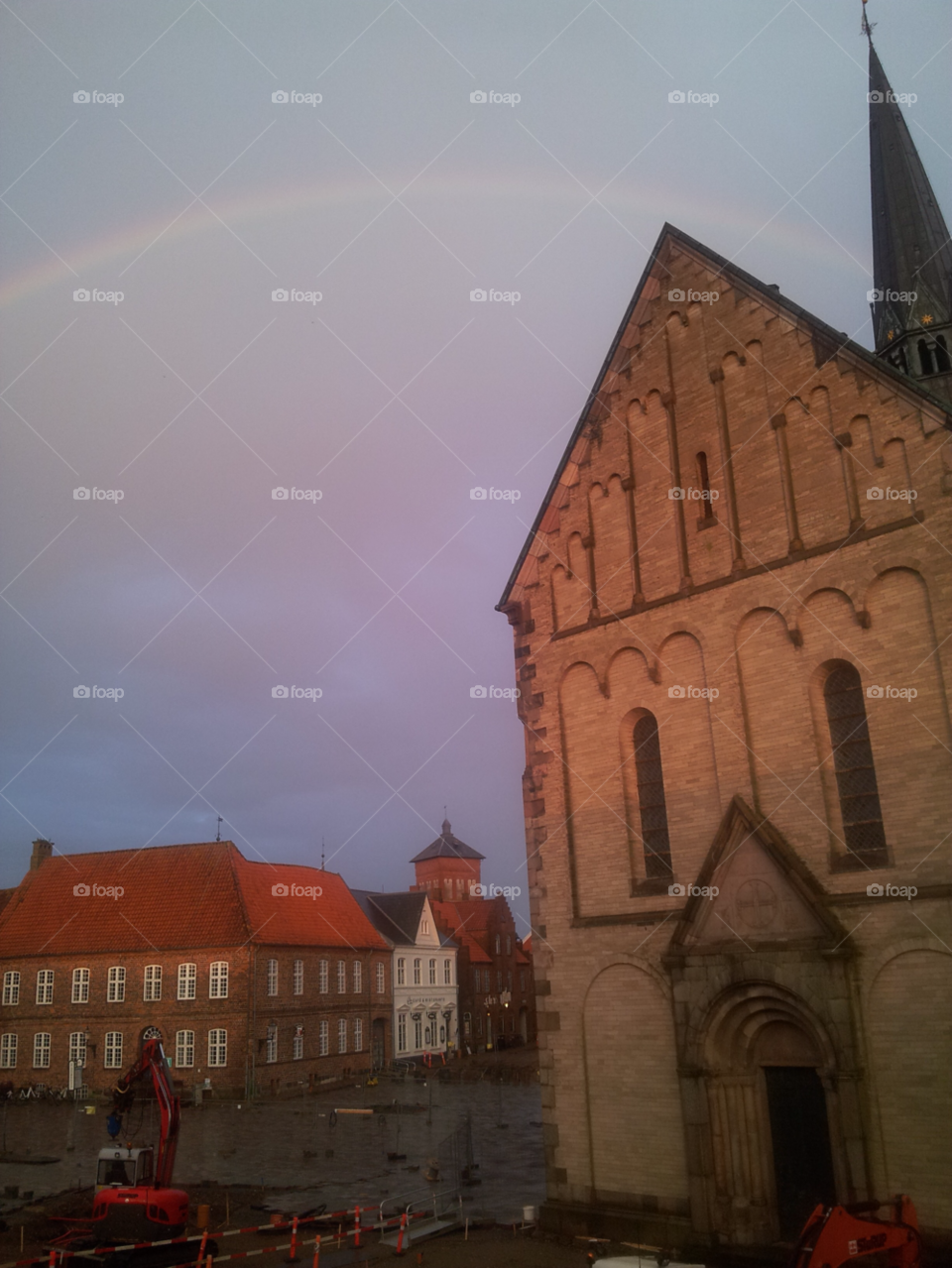 sky rainbow church danmark by empire13