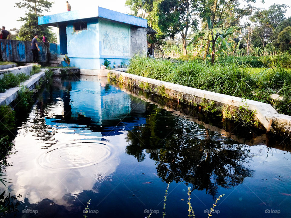Water, Reflection, Pool, River, Bridge