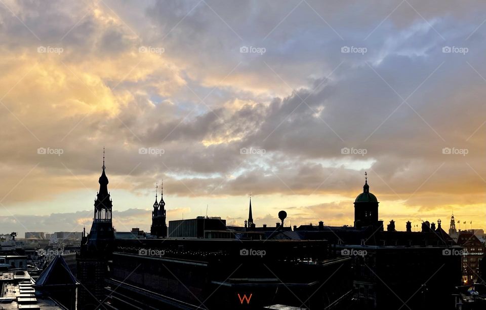 Painted Amsterdam Skies