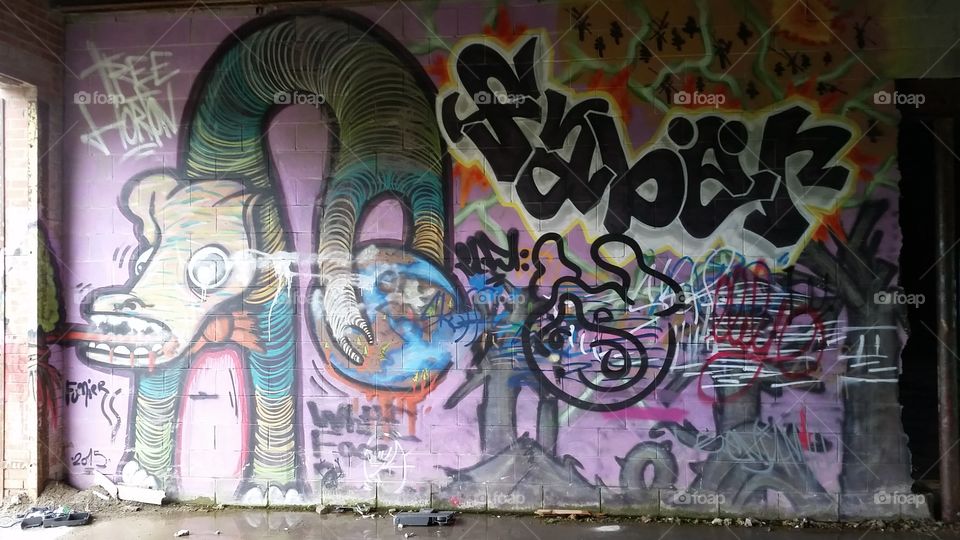 Graffiti, Spray, Vandalism, Mural, Art