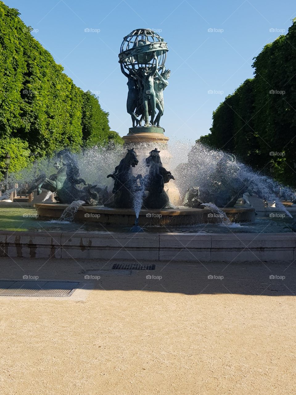 paris garden of  Luxembourg