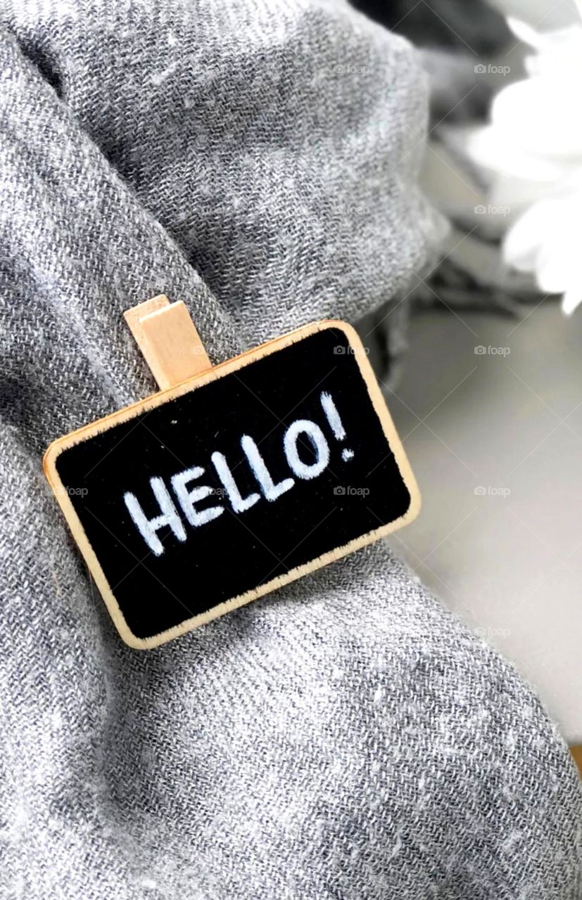 hello say hi say how are you also use it on phone than start a talk hello so important word of all