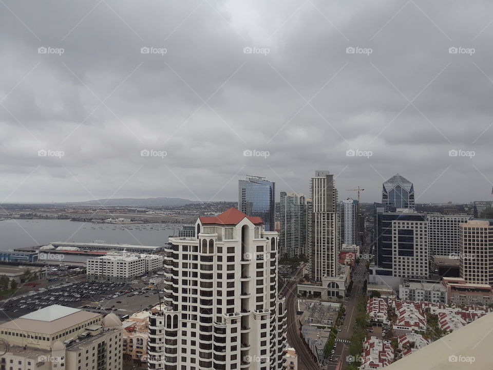 Clouds over San Diego