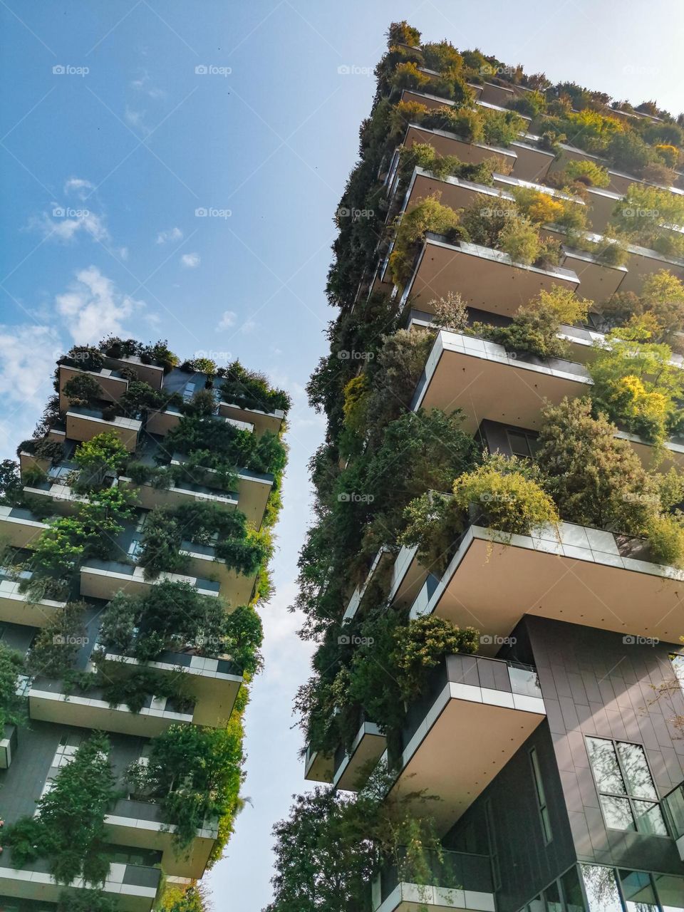 Milan's green skyscrapers