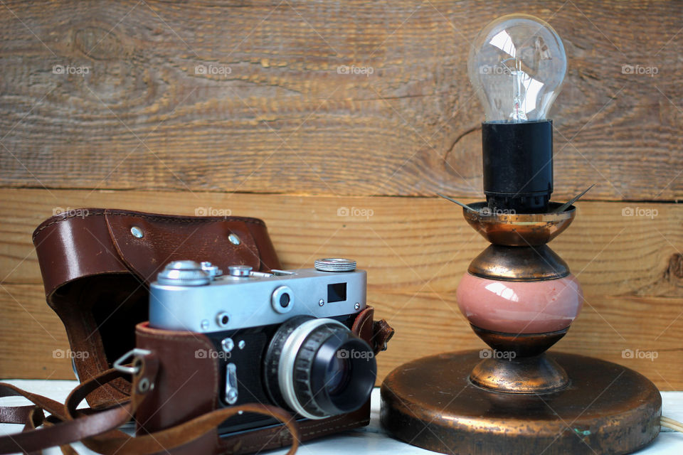 Retro, vintage, antiques, camera, photographic technique, lens, photographer, journalist, creativity, art, work, still life, lifestyle, idea, new idea,