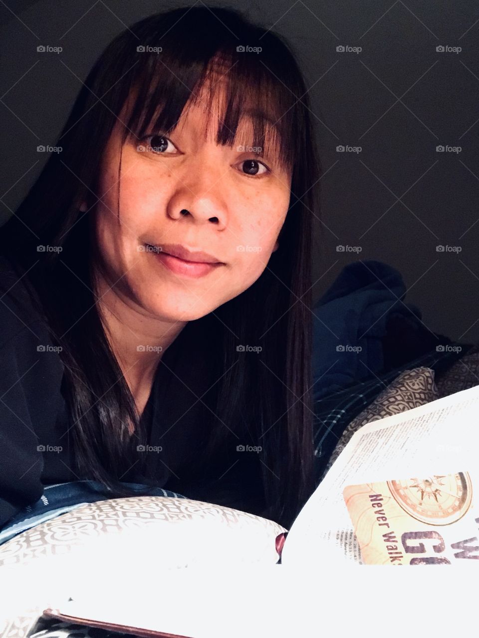 Reading God’s words before bed 