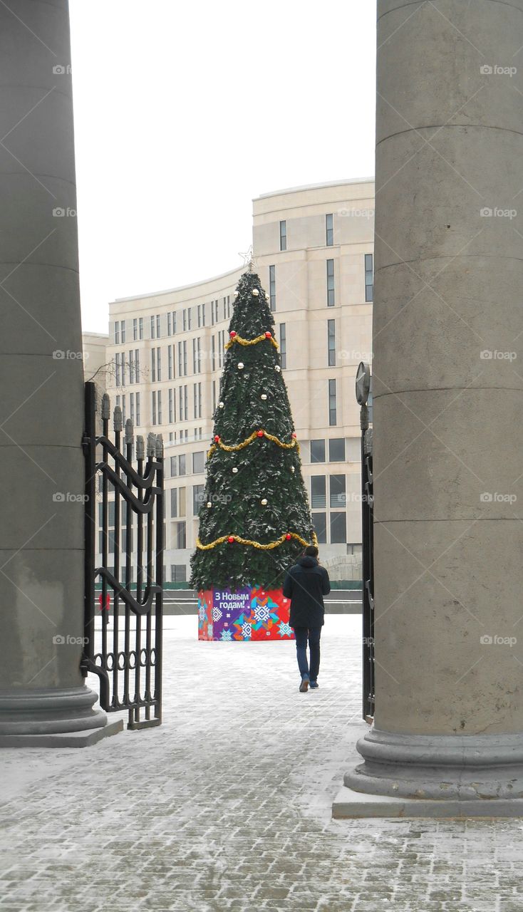 People, City, Architecture, Street, Winter