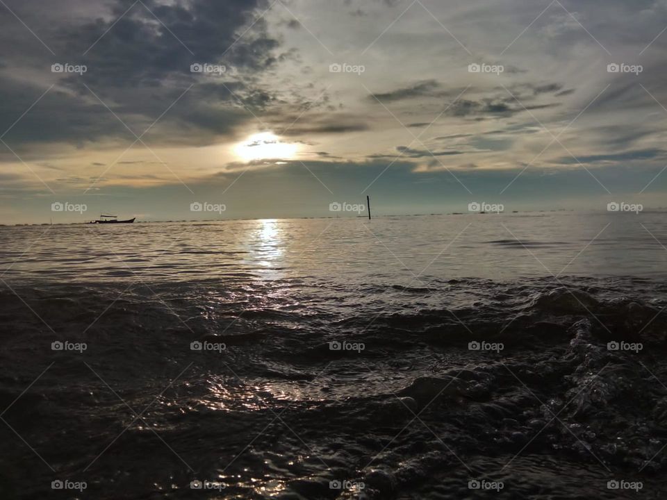 sunset east java -tanjung kait