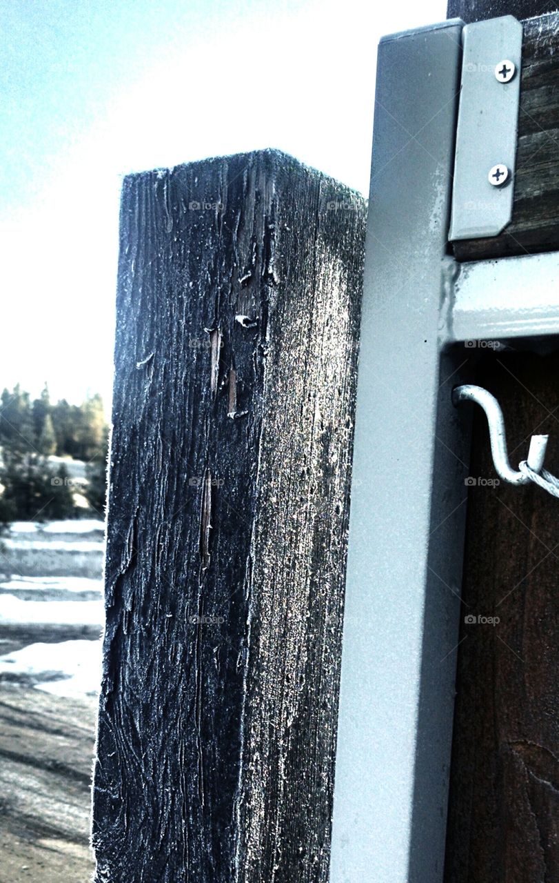 fence post frost