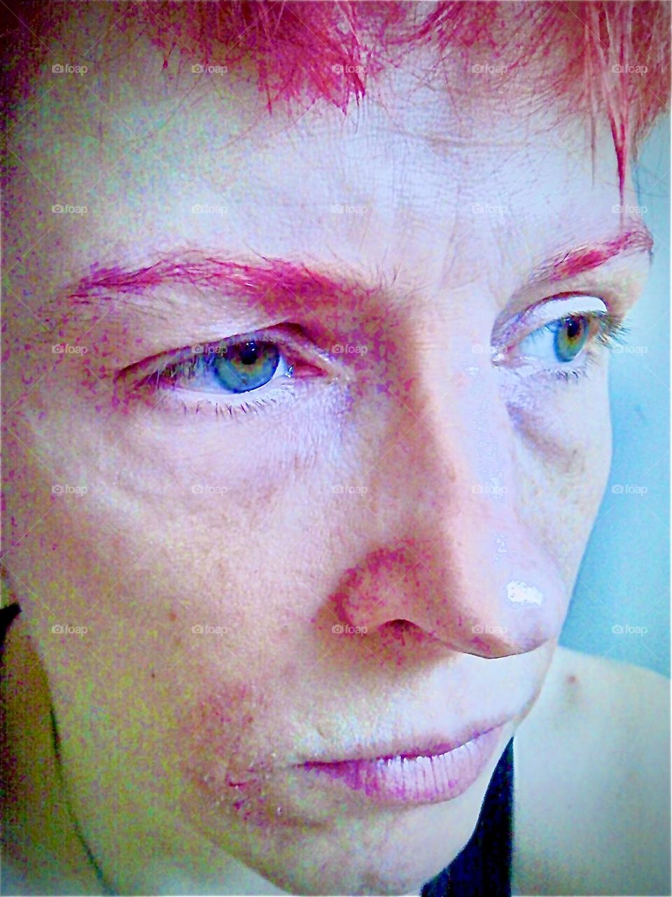 Petra Schiller in 2011 photographed in front of the Clinton Midtown Manhattan West residence she and Timothy Trespas shared for four years. Hypnotic Productions