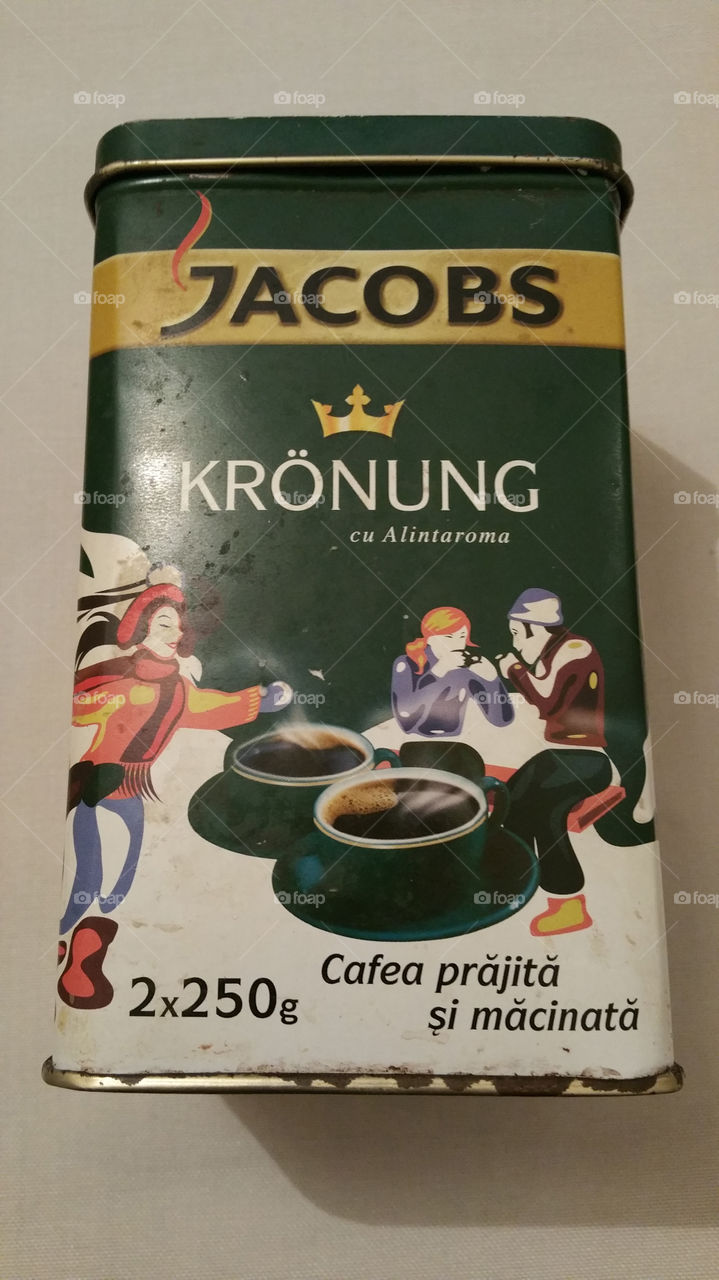 Jacobs coffee box