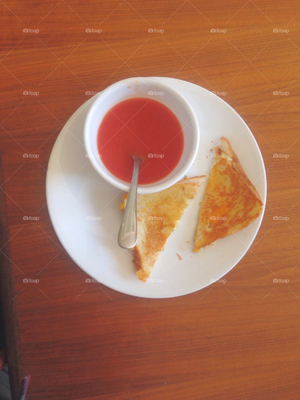 Lunchtime. . Grilled cheese and soup, what's a better combo?