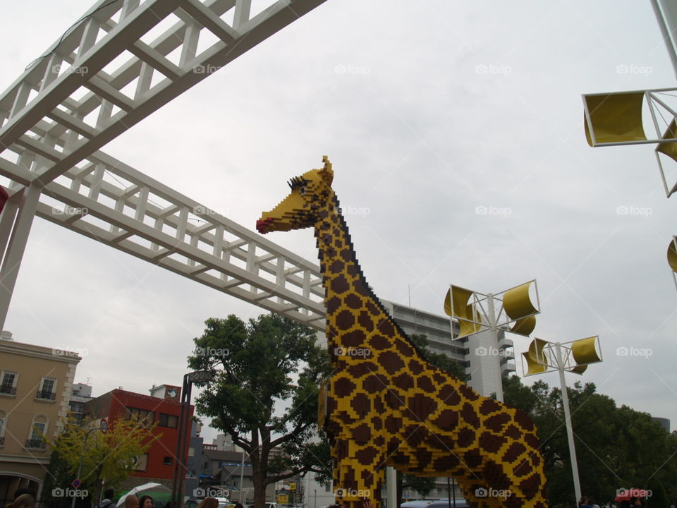 leggo giraffe