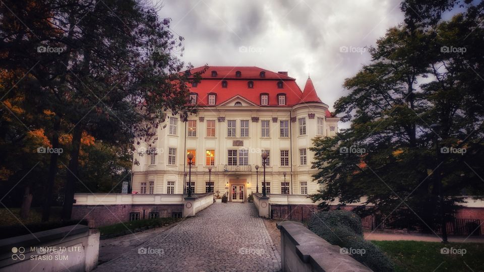 Polish castle in Wroclaw
