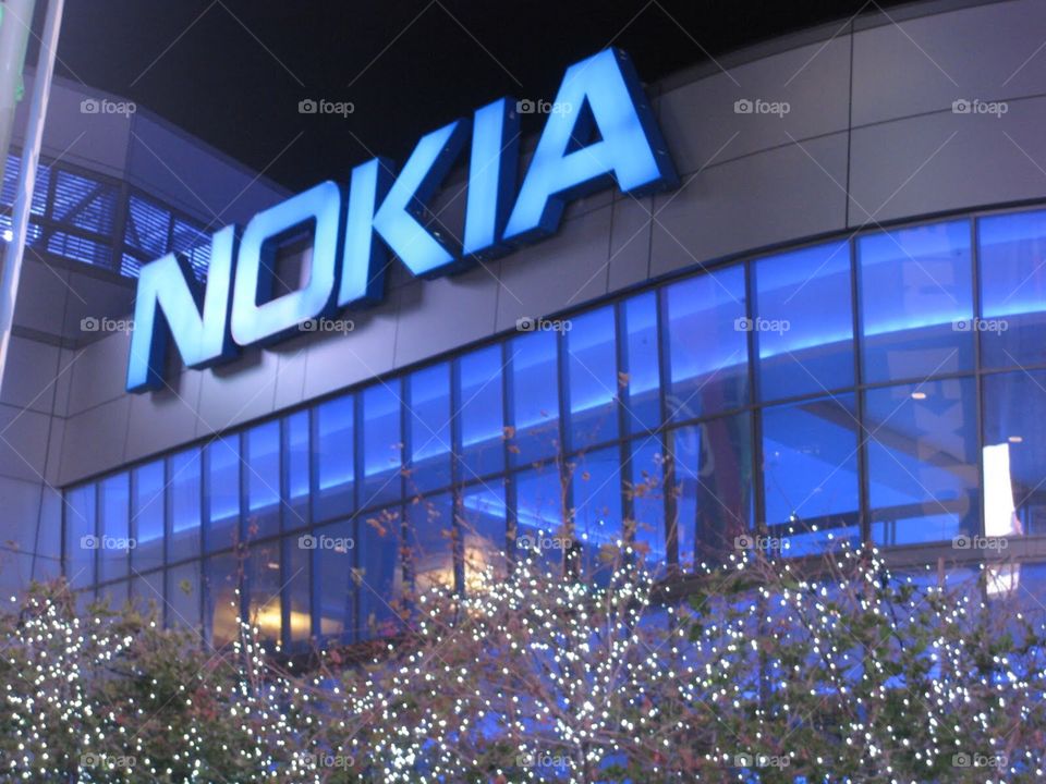Nokia Theatre in Winter