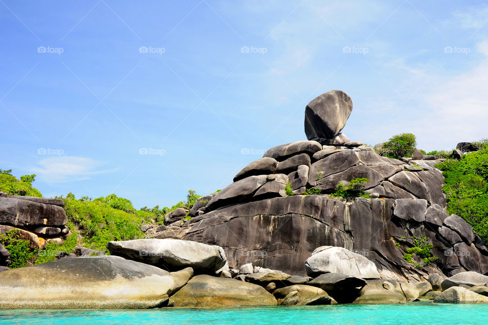 Similan Island in Southern Thailand.