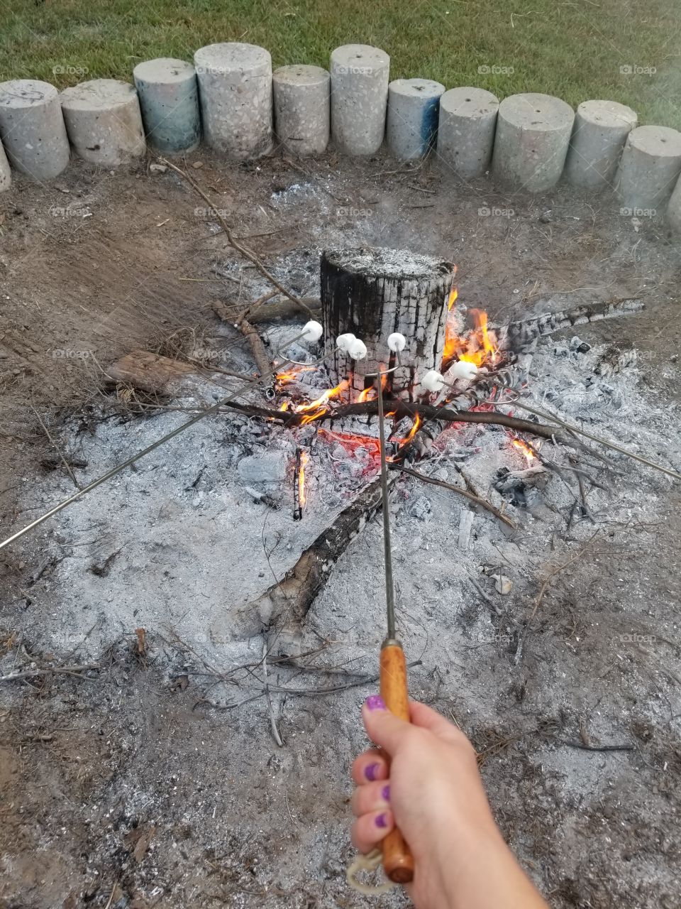 Making Smores