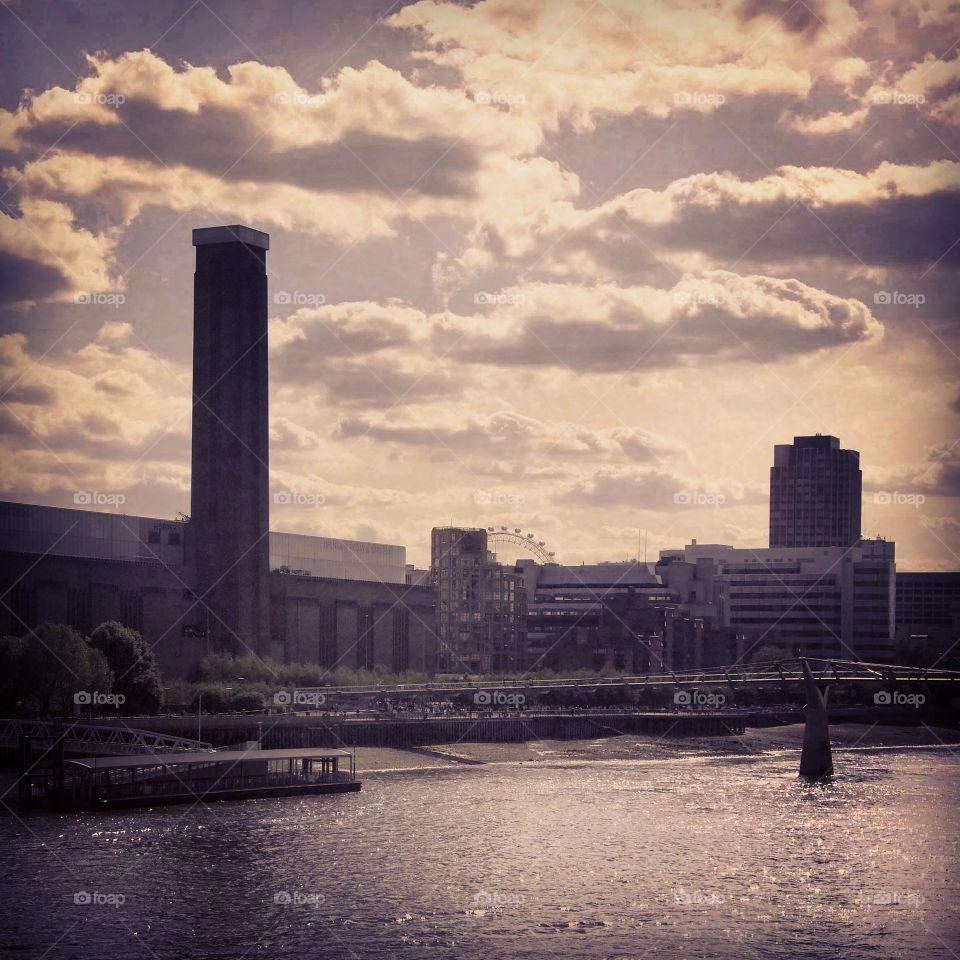 London. River Thames