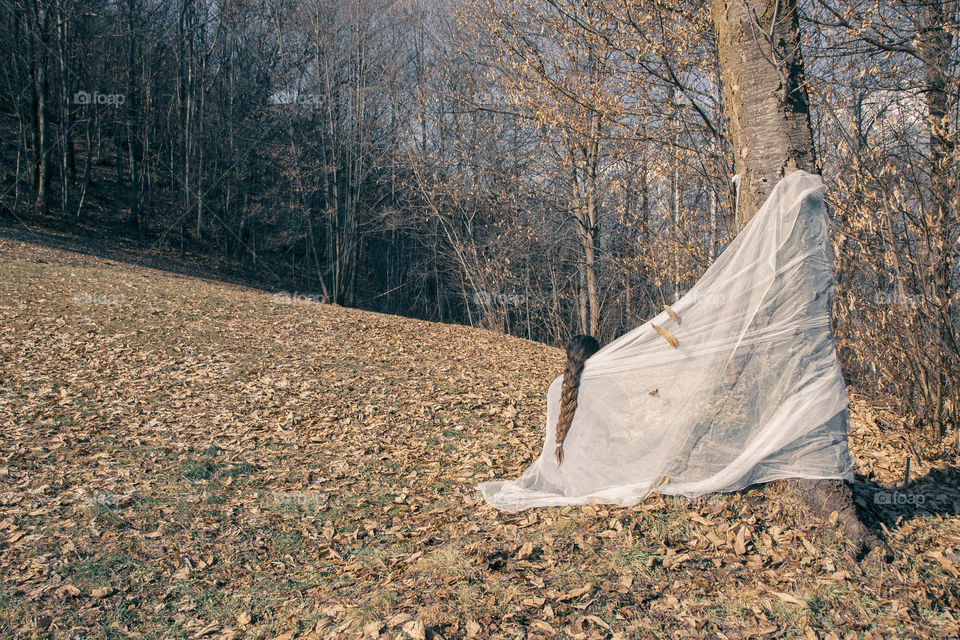 woman Lost in forest