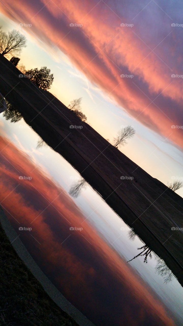 Sunset, Dawn, No Person, Landscape, Evening