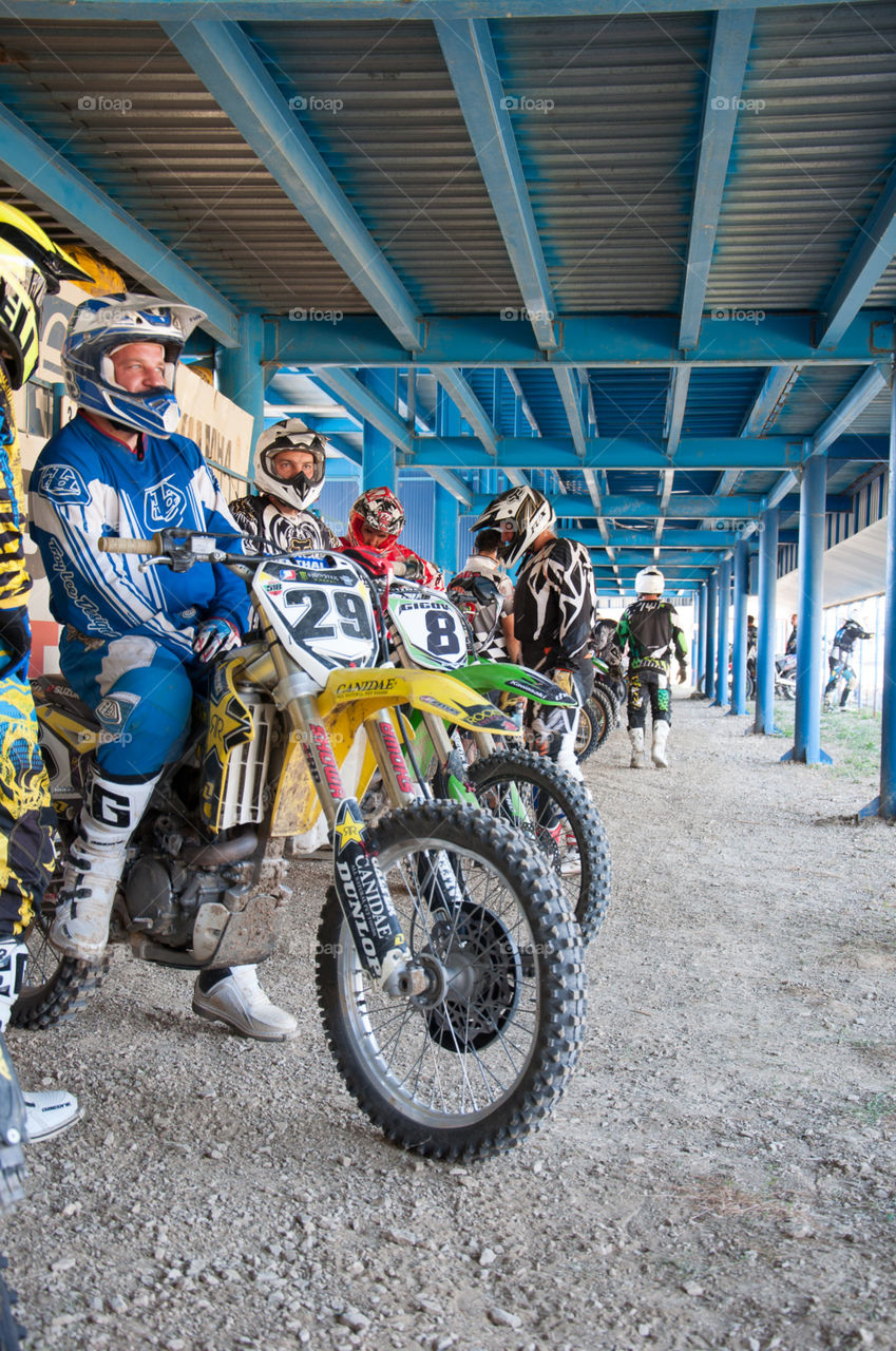 Motocross racers