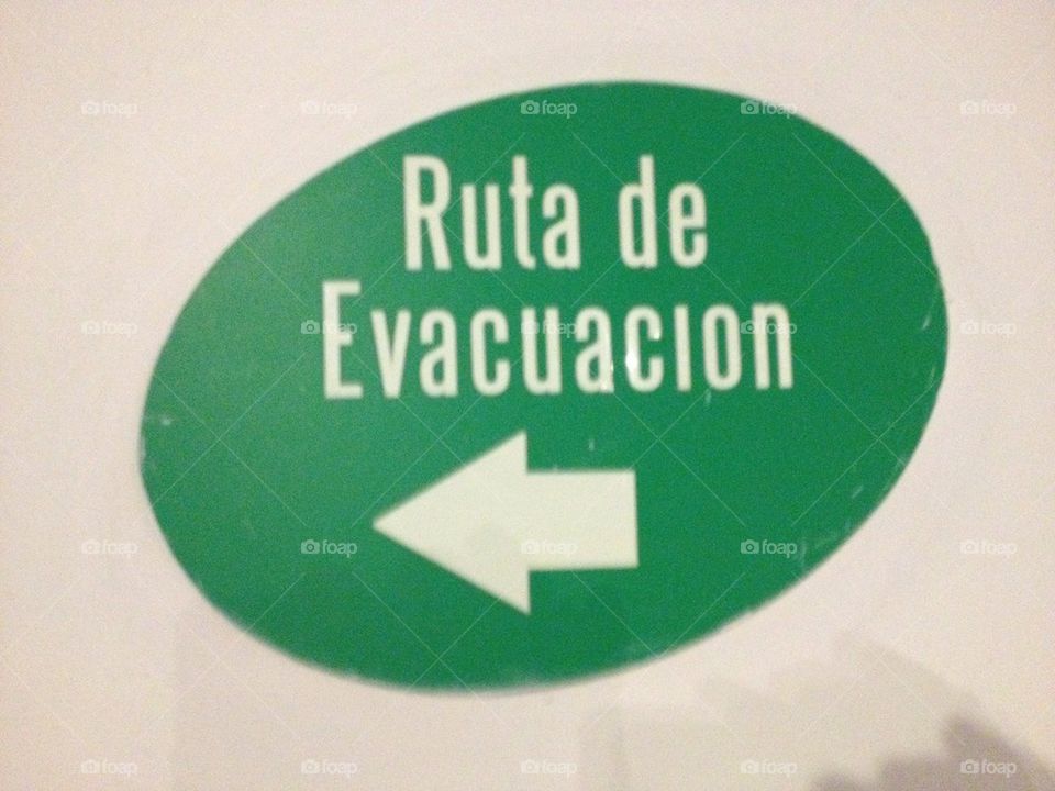 Evacuation route