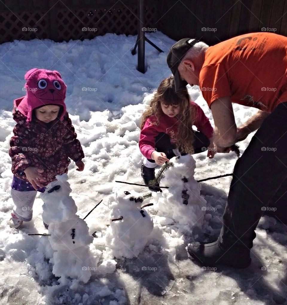 Snowmen with Pappy