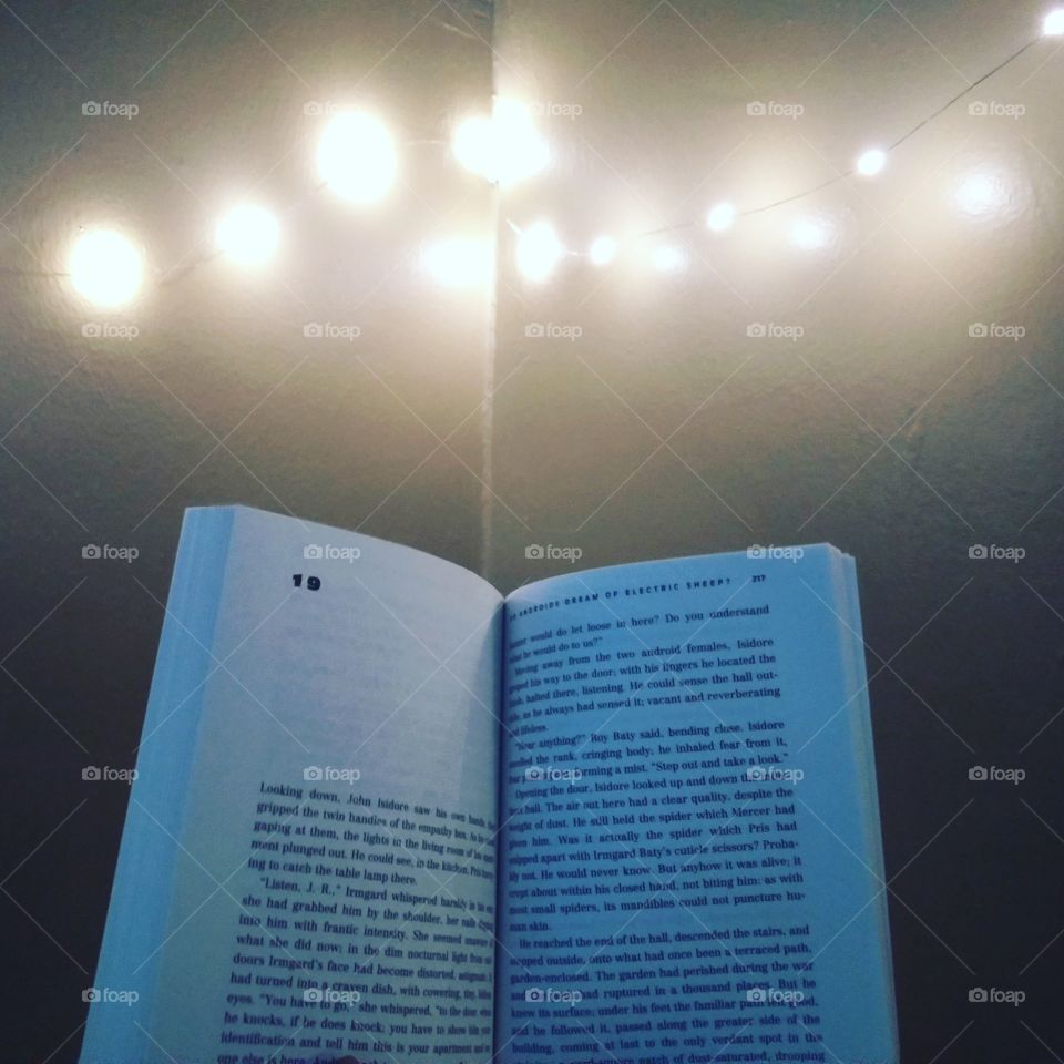 Book and Tea Lights