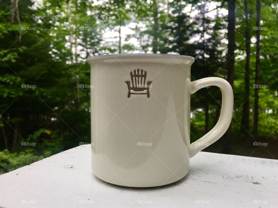 Morning Coffee at the Cottage