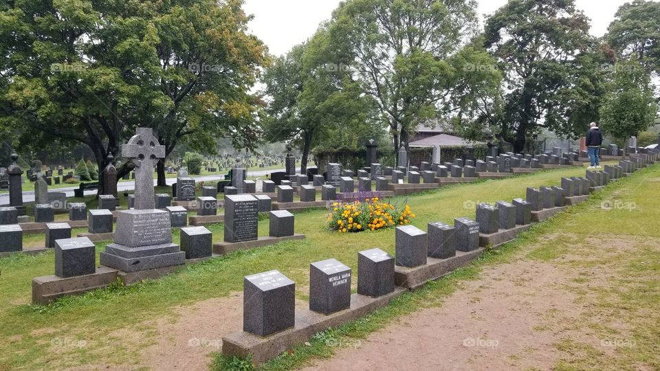 Titanic burial ground, Halifax, NS