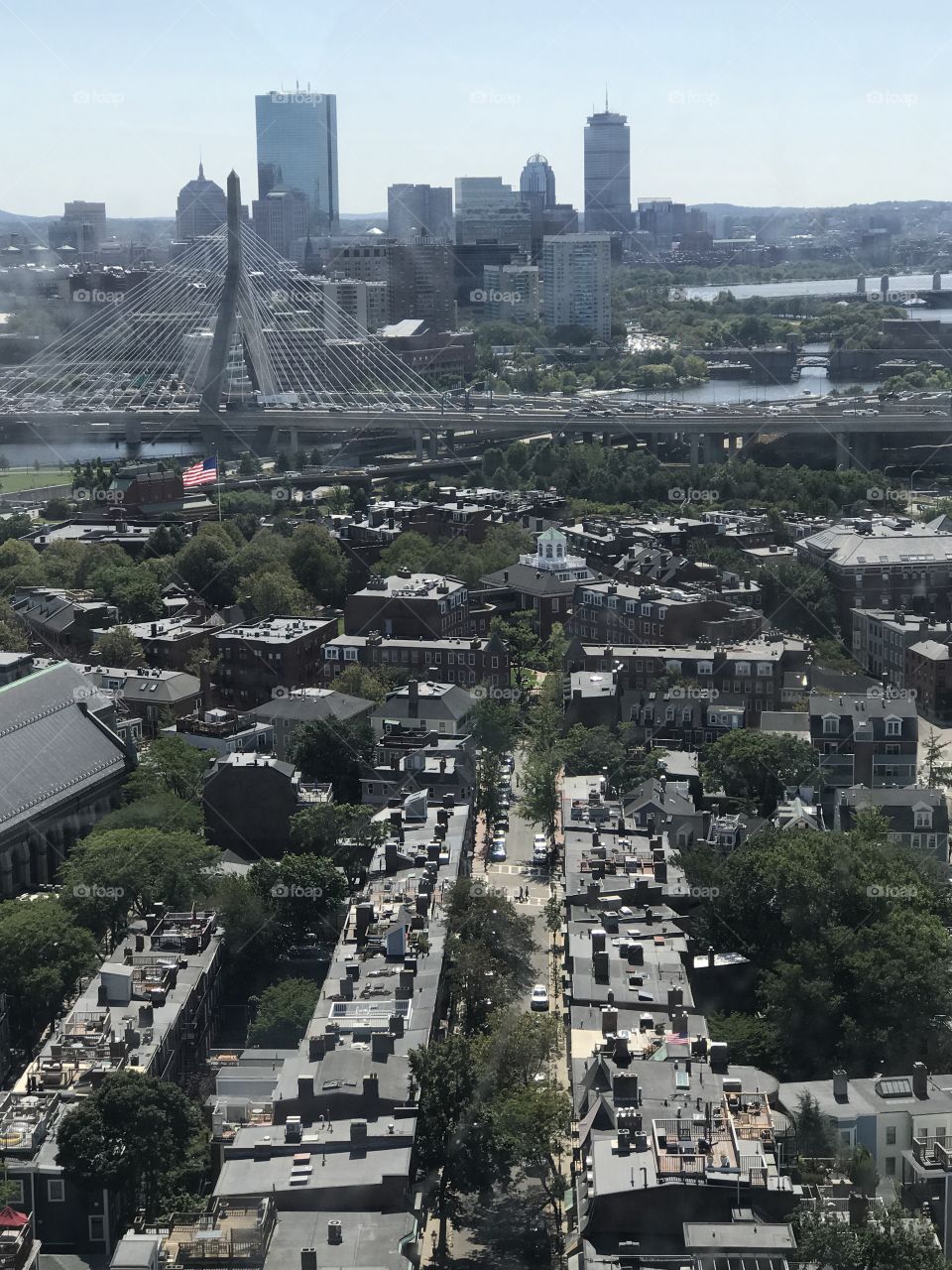 The view from Boston’s bunker hill