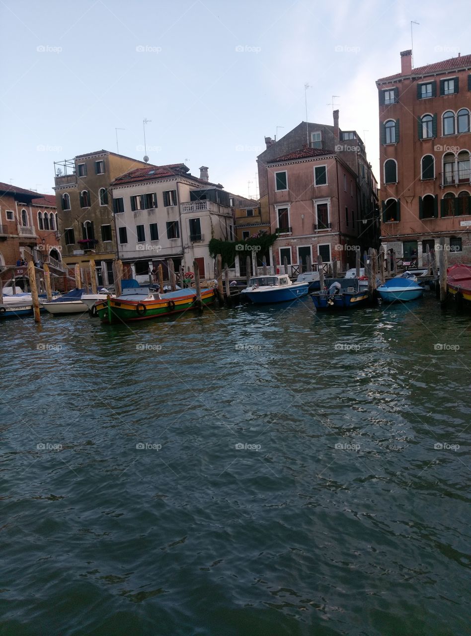 boats in Venice