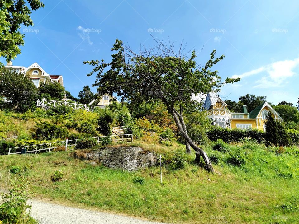 Beautiful old villas