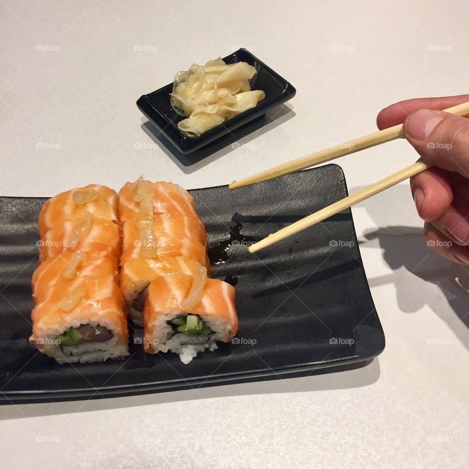 Delicious sushi 