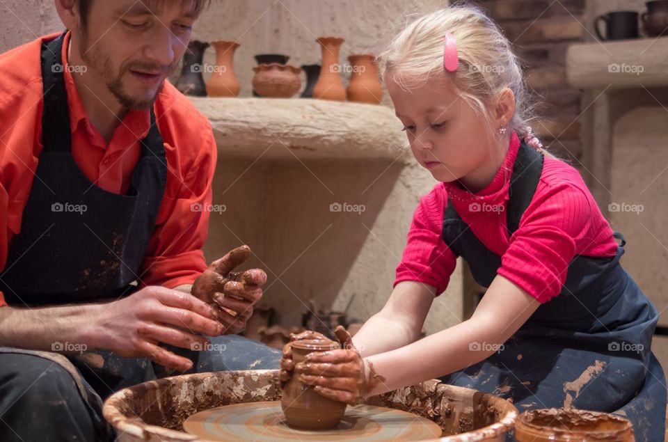 Pottery lesson 